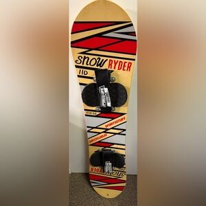 Sportsstuff Snow Ryder Hardwood 110cm Youth SnowBoard 50-100 lbs